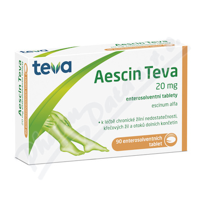 Aescin Teva 20mg tbl.ent.90