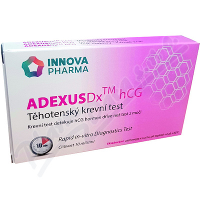 Těhotenský test ADEXUSDx hCG-krevní test