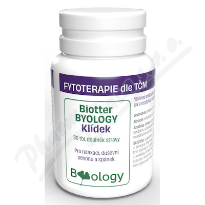 Biotter BYOLOGY Klídek tbl.30