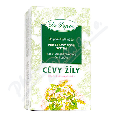 Dr.Popov Čaj Cévy žíly 20x1.5g