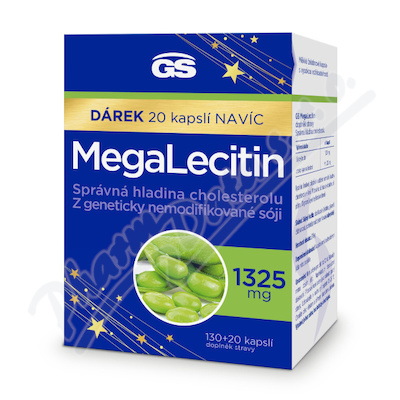 GS MegaLecitin 1325mg cps.130+20 dárek