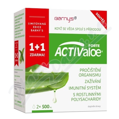 Barnys ACTIValoe FORTE 2x500ml limitovaná edice