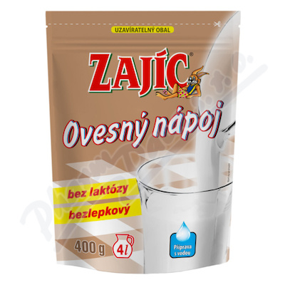 Ovesný nápoj Zajíc sáček 400g DOYPACK