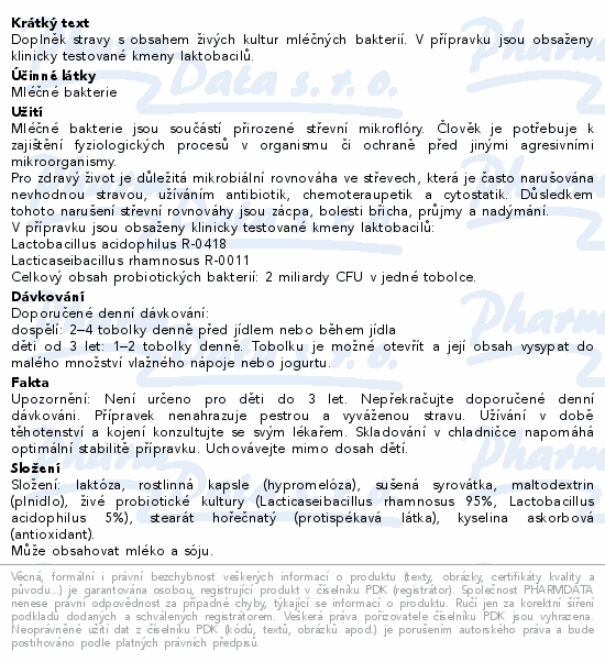 Lactobacillus acidophilus tob.60